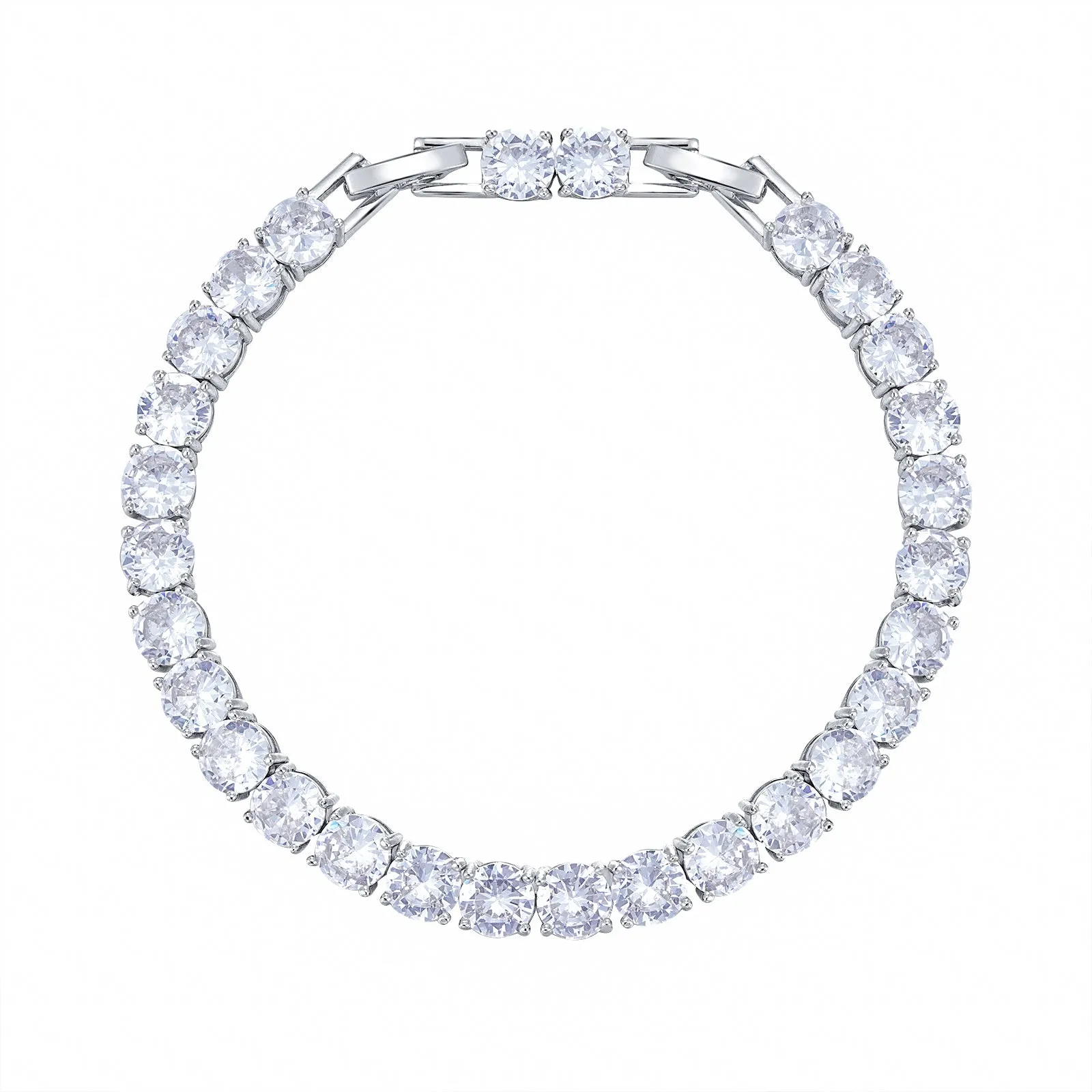 5A Cubic Zirconia Crystals Bracelet Chains  for Women CK10007