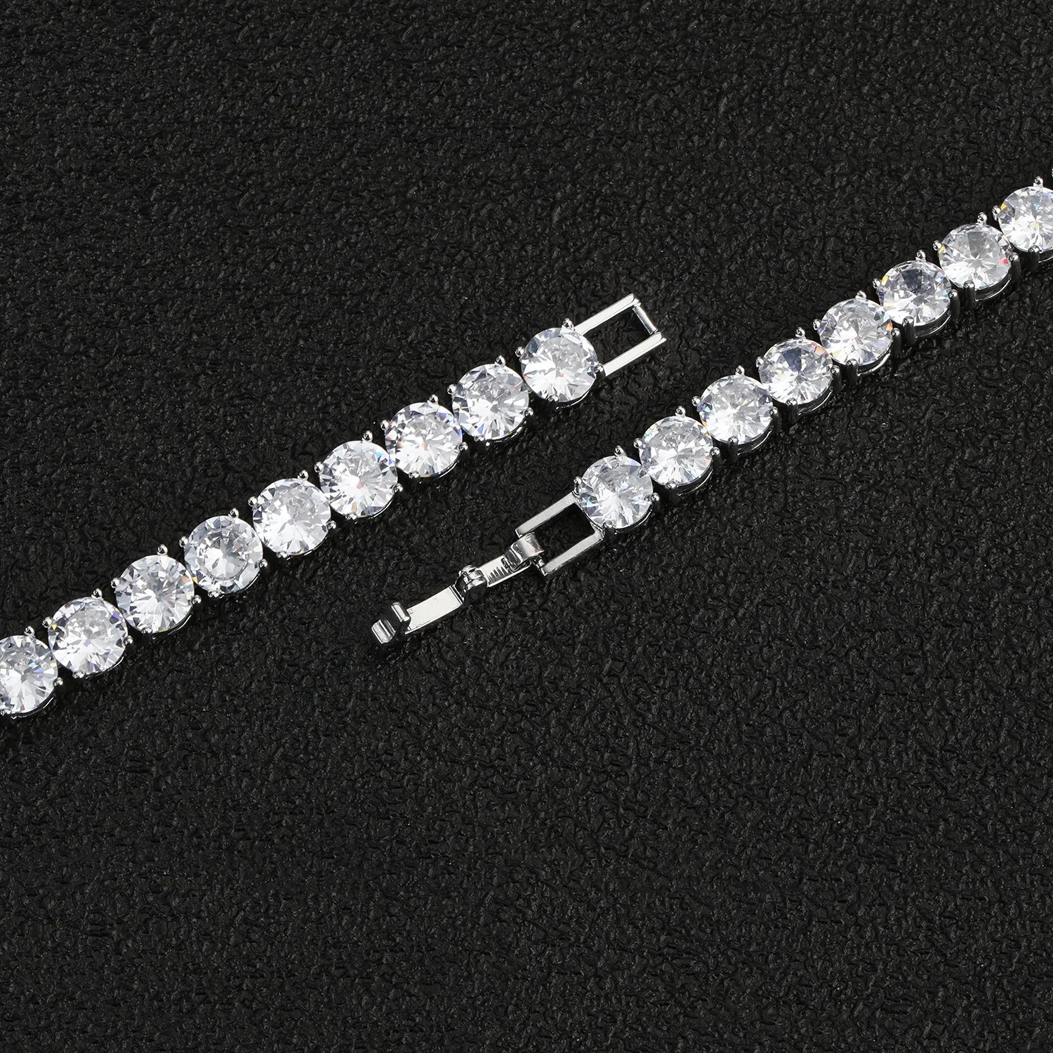 5A Cubic Zirconia Crystals Bracelet Chains  for Women CK10007