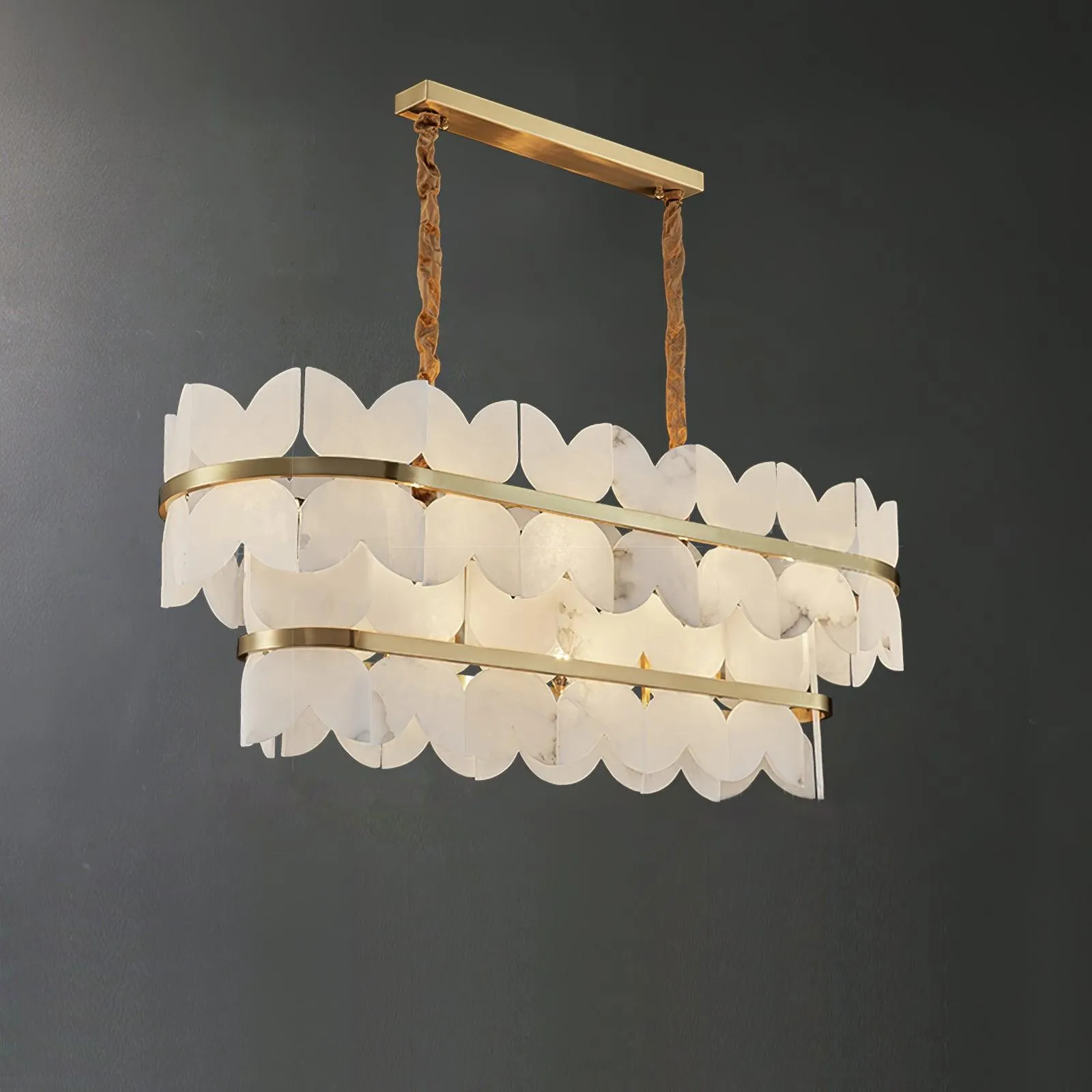 Alabaster Cloudscape Chandelier