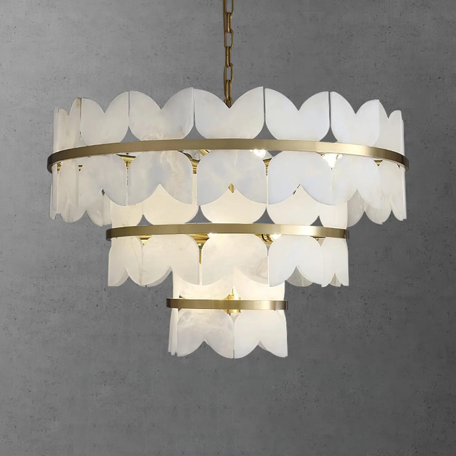 Alabaster Cloudscape Chandelier