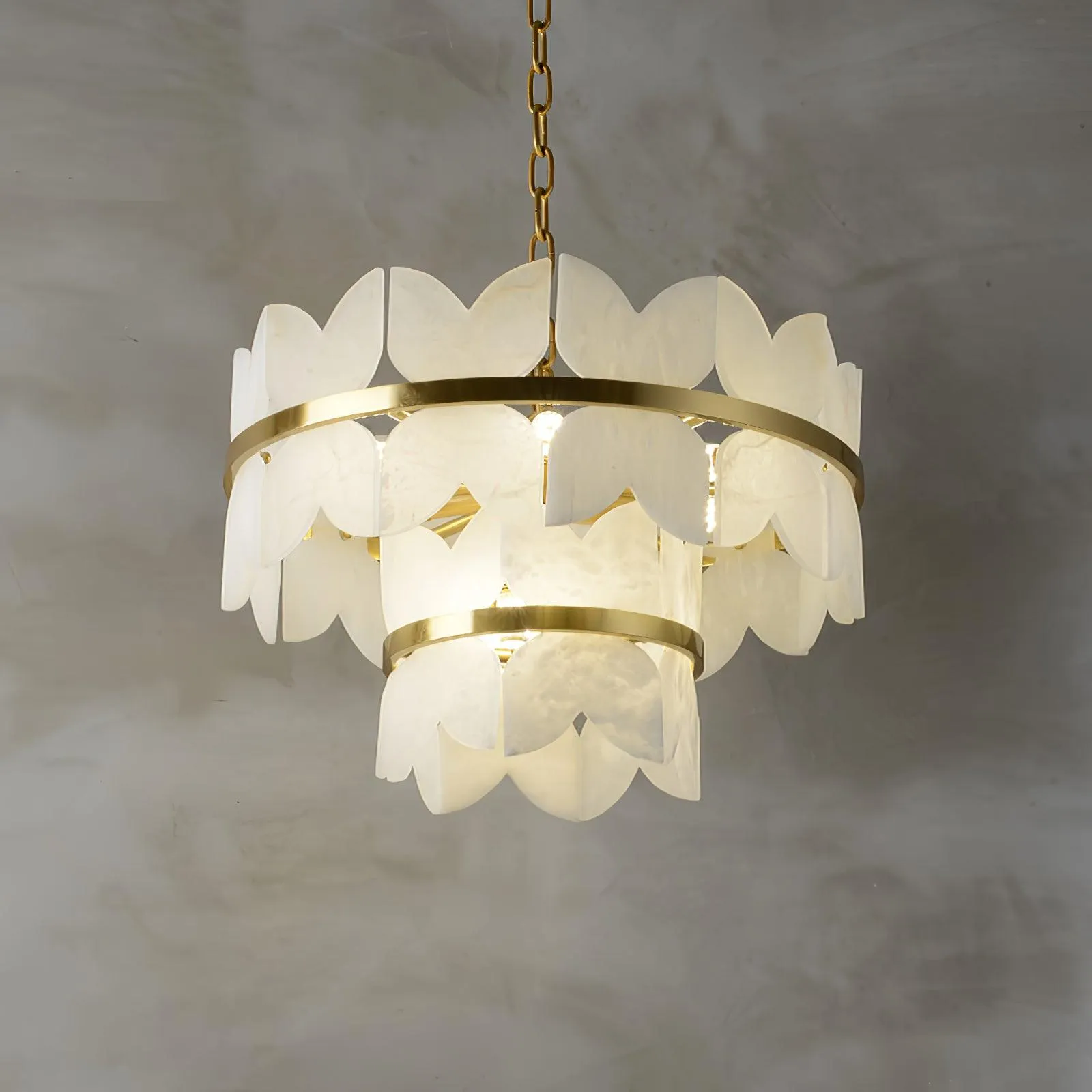 Alabaster Cloudscape Chandelier