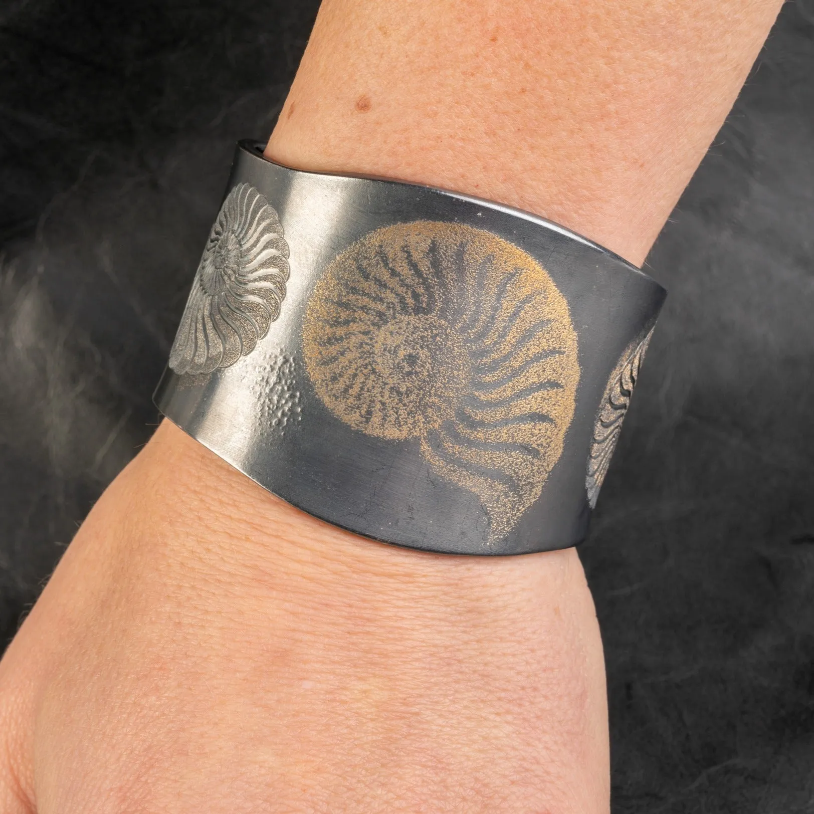 Ammonite Cuff