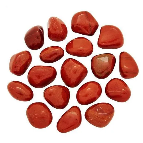 Aries Birthstone Genuine Red Jasper Tumblestone 1 Piece