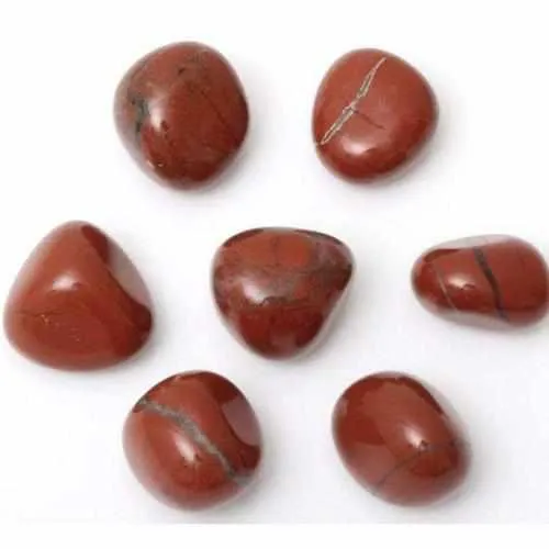 Aries Birthstone Genuine Red Jasper Tumblestone 1 Piece