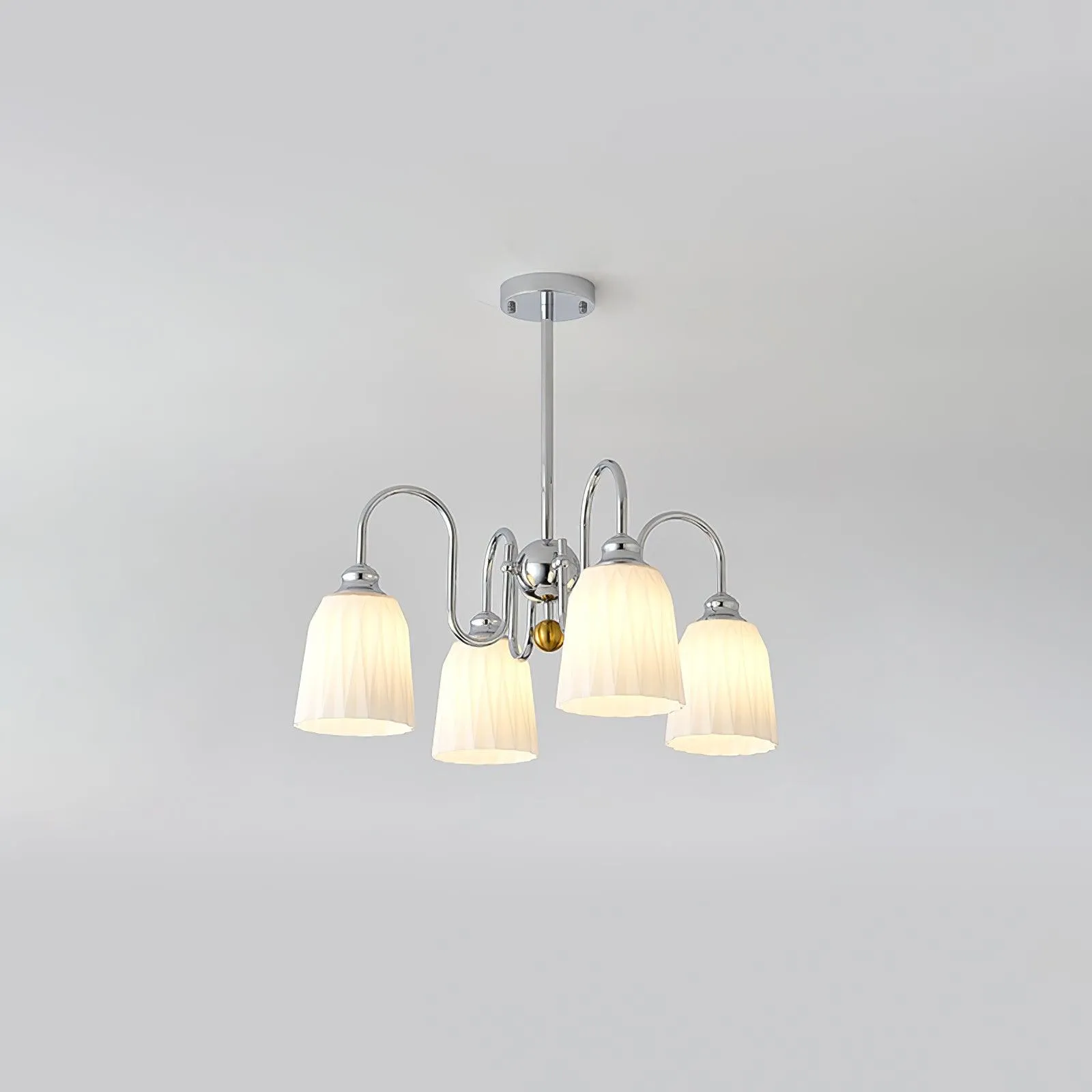 Bauhaus Pleated Chandelier