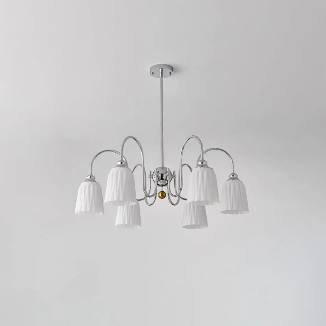 Bauhaus Pleated Chandelier