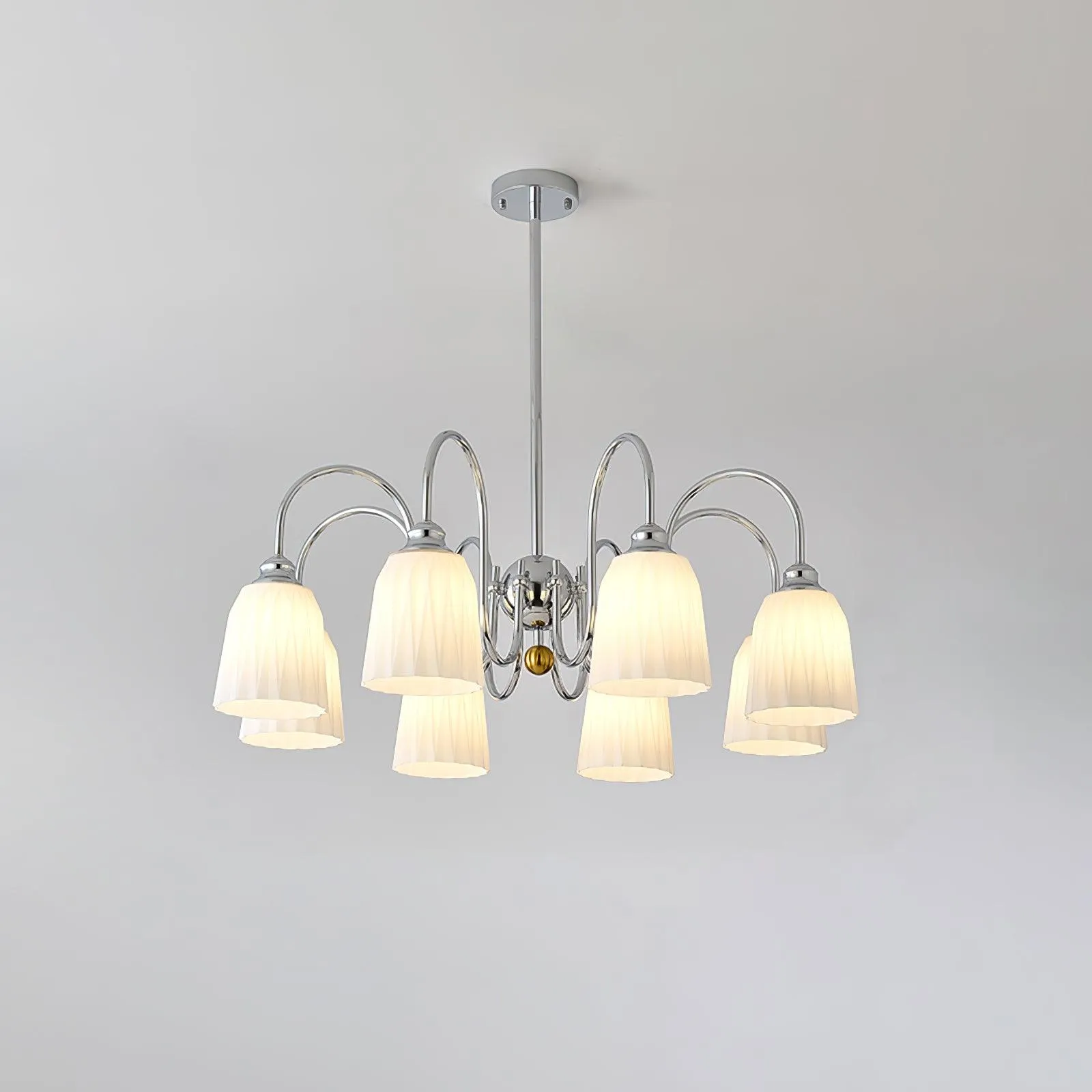 Bauhaus Pleated Chandelier