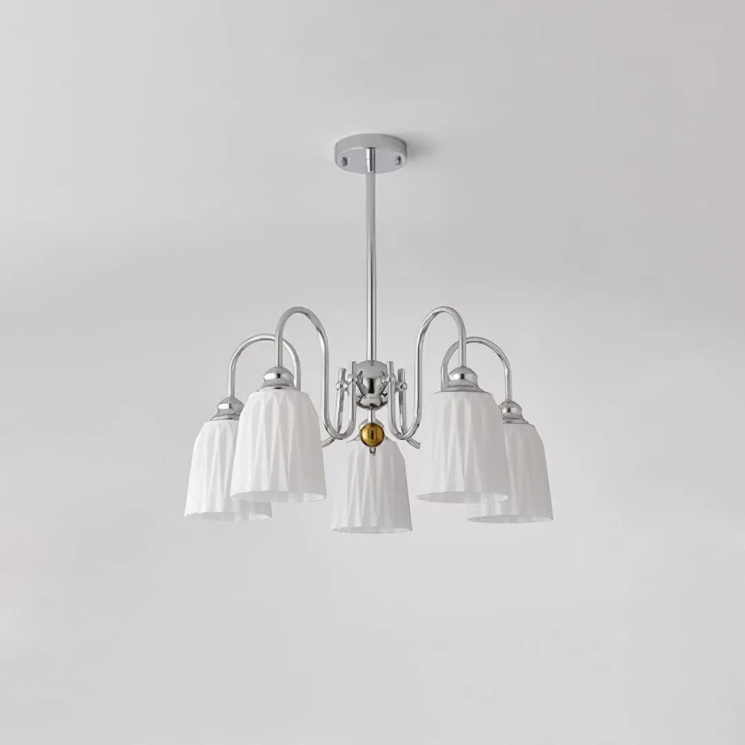 Bauhaus Pleated Chandelier