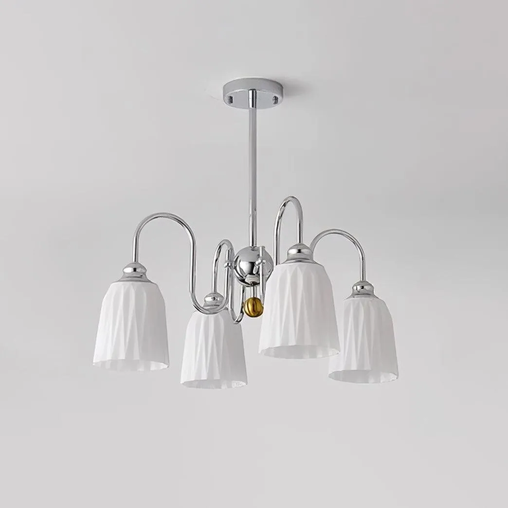 Bauhaus Pleated Chandelier