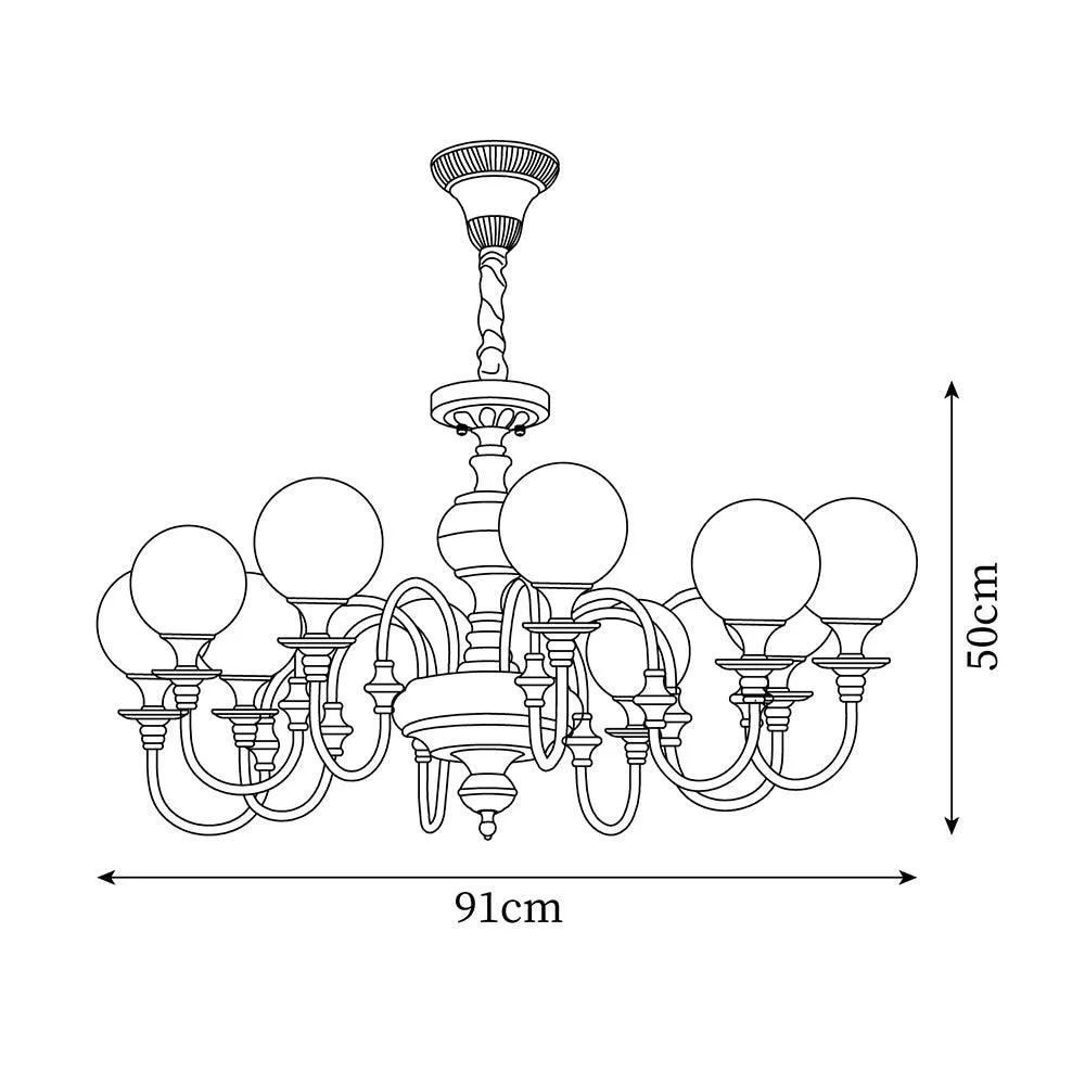 Beatty Brass Chandelier