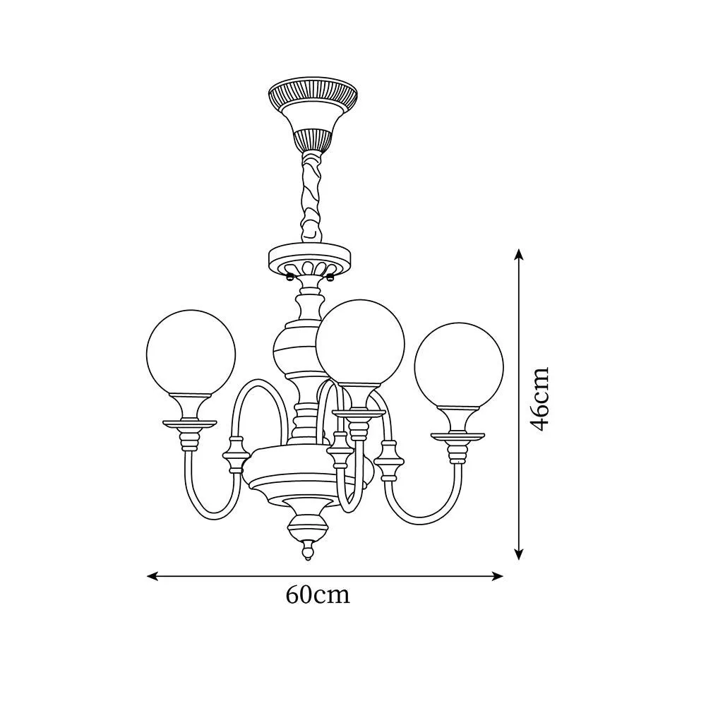 Beatty Brass Chandelier