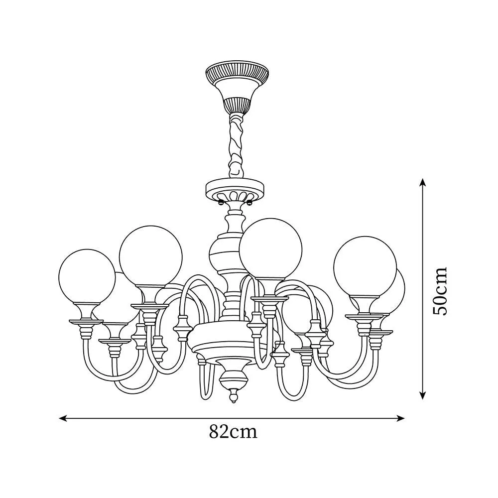 Beatty Brass Chandelier