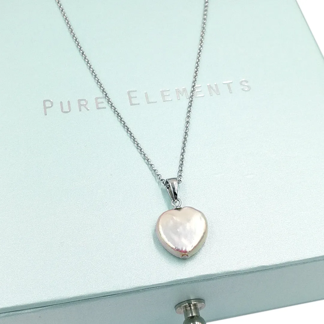 BLESSED HEART PEARL PENDANT