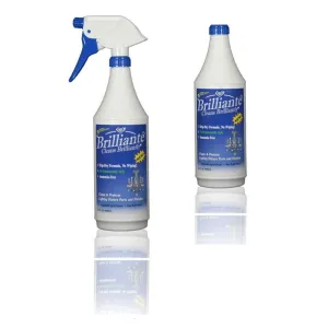 Brilliante Crystal Cleaner Spray Bottle   1 Crystal Cleaner Refill Bottle