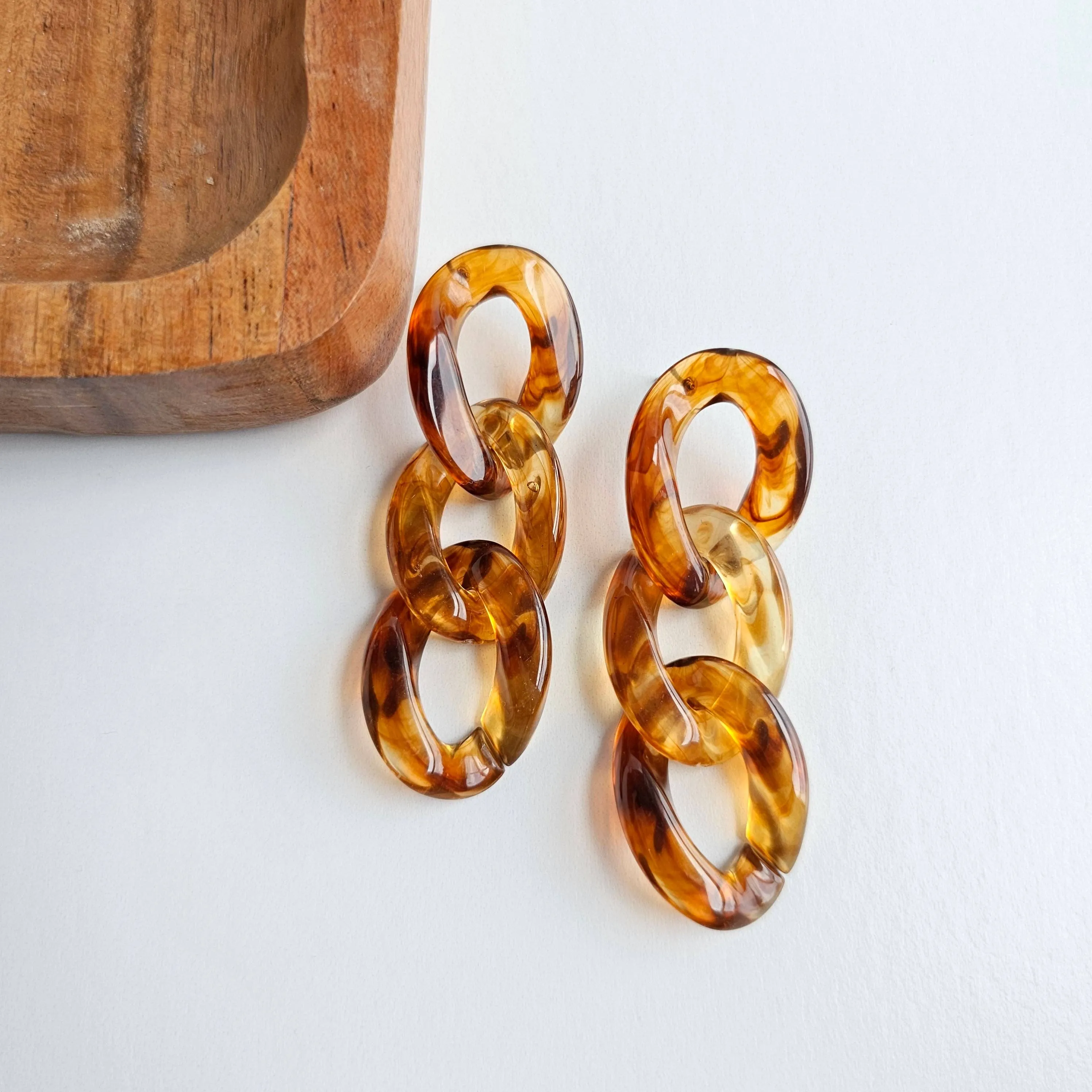 Brooklyn Earrings - Amber