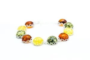 Buy Round Candy Amber Bracelet Online - Baltic Beauty | Vibrant & Playful Jewelry