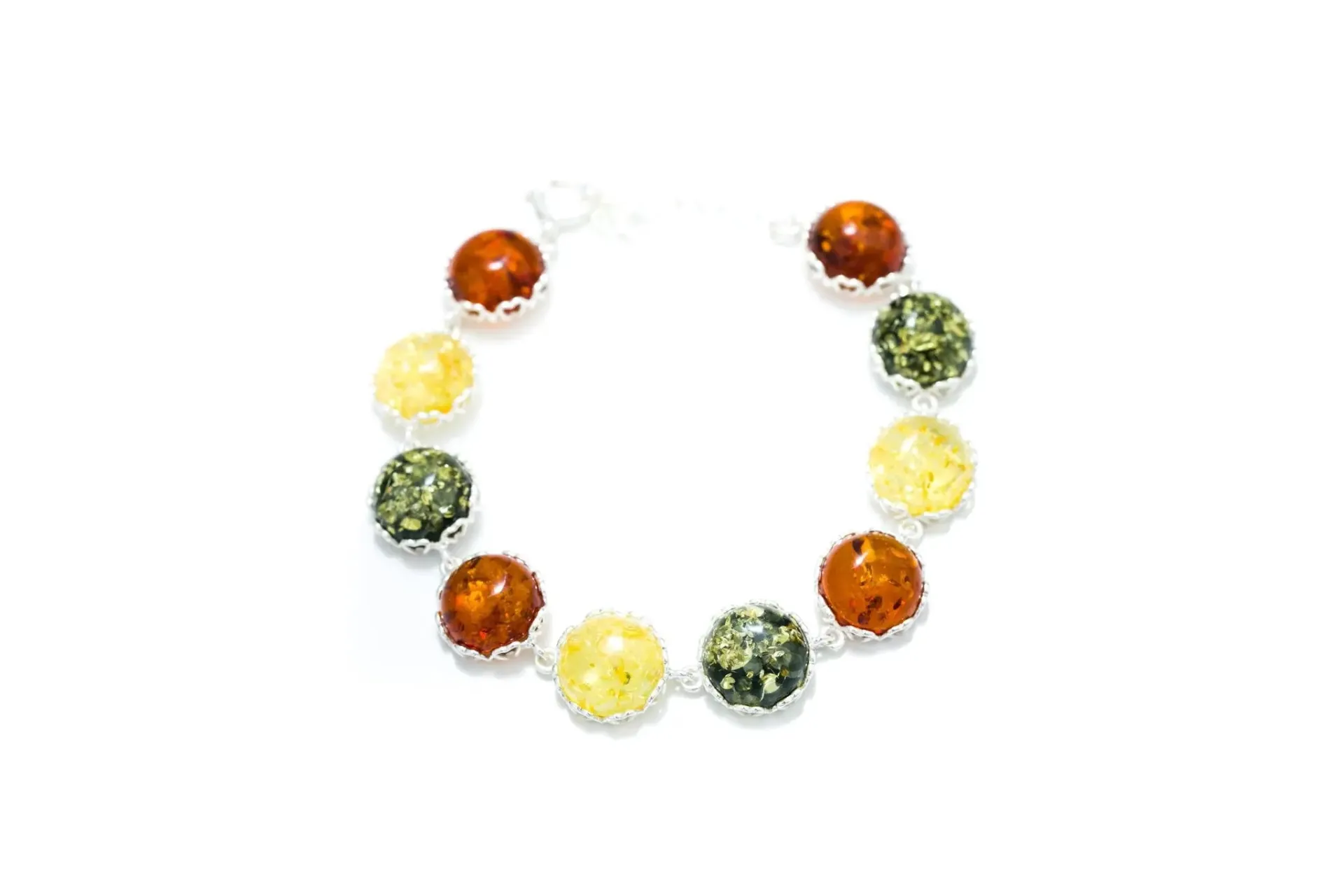 Buy Round Candy Amber Bracelet Online - Baltic Beauty | Vibrant & Playful Jewelry