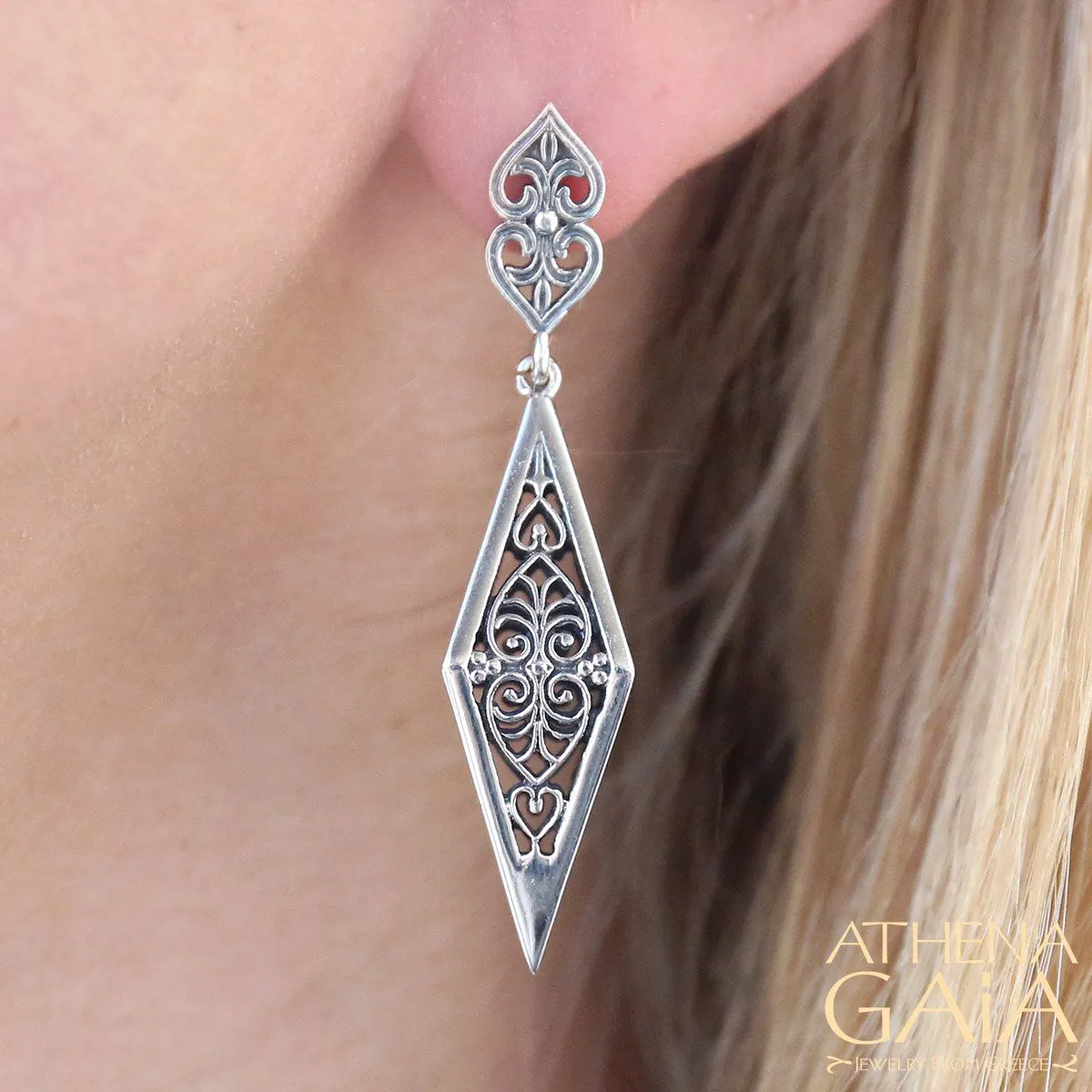 Chandelier Tetra Earrings