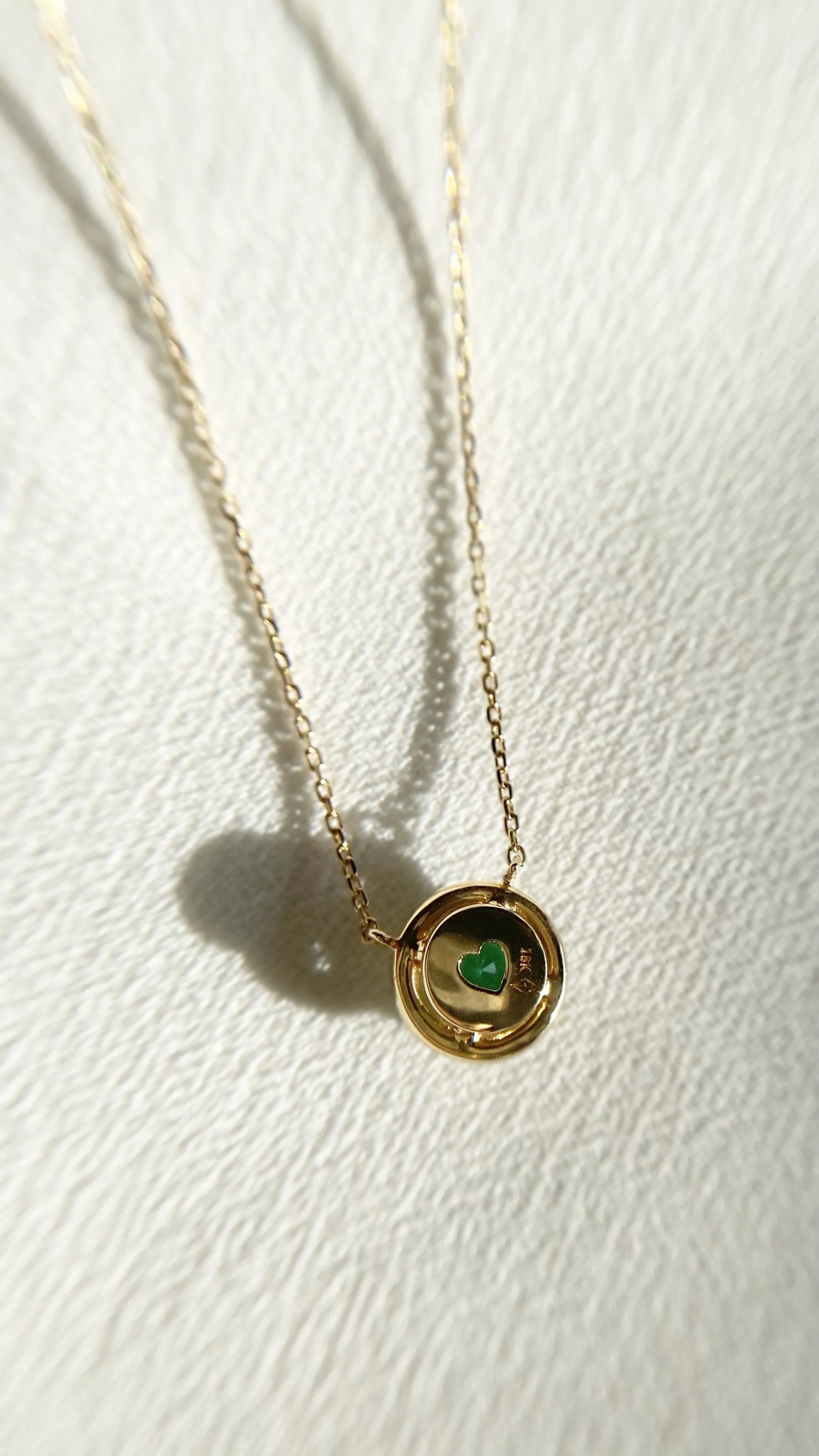 Cory Necklace 18K Yellow Gold Emerald