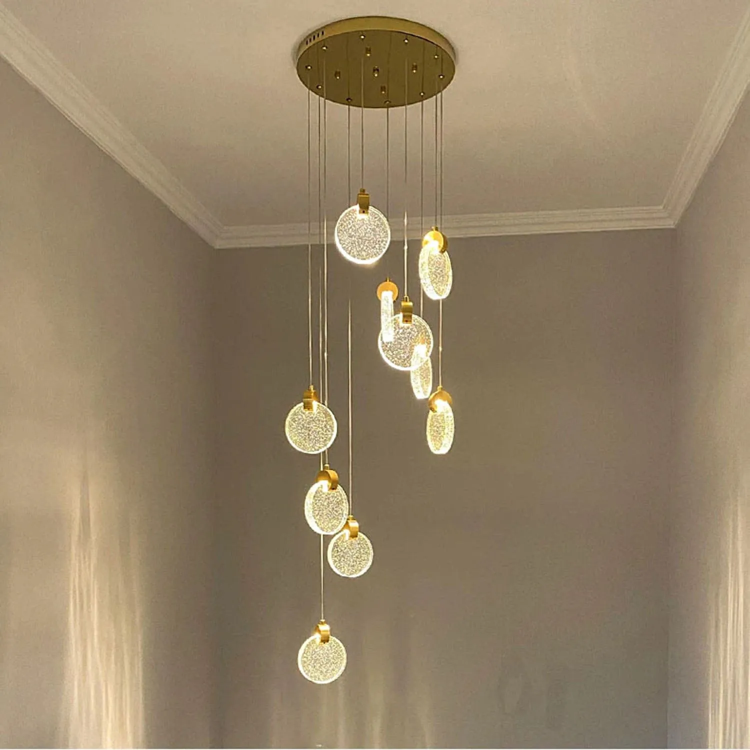 Crystal Attaquant Duplex Chandelier