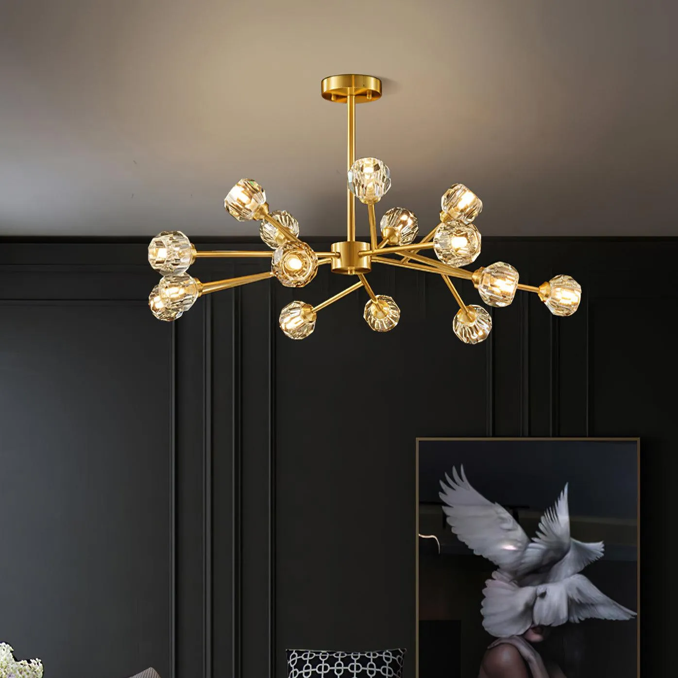 Crystal Ball Chandelier