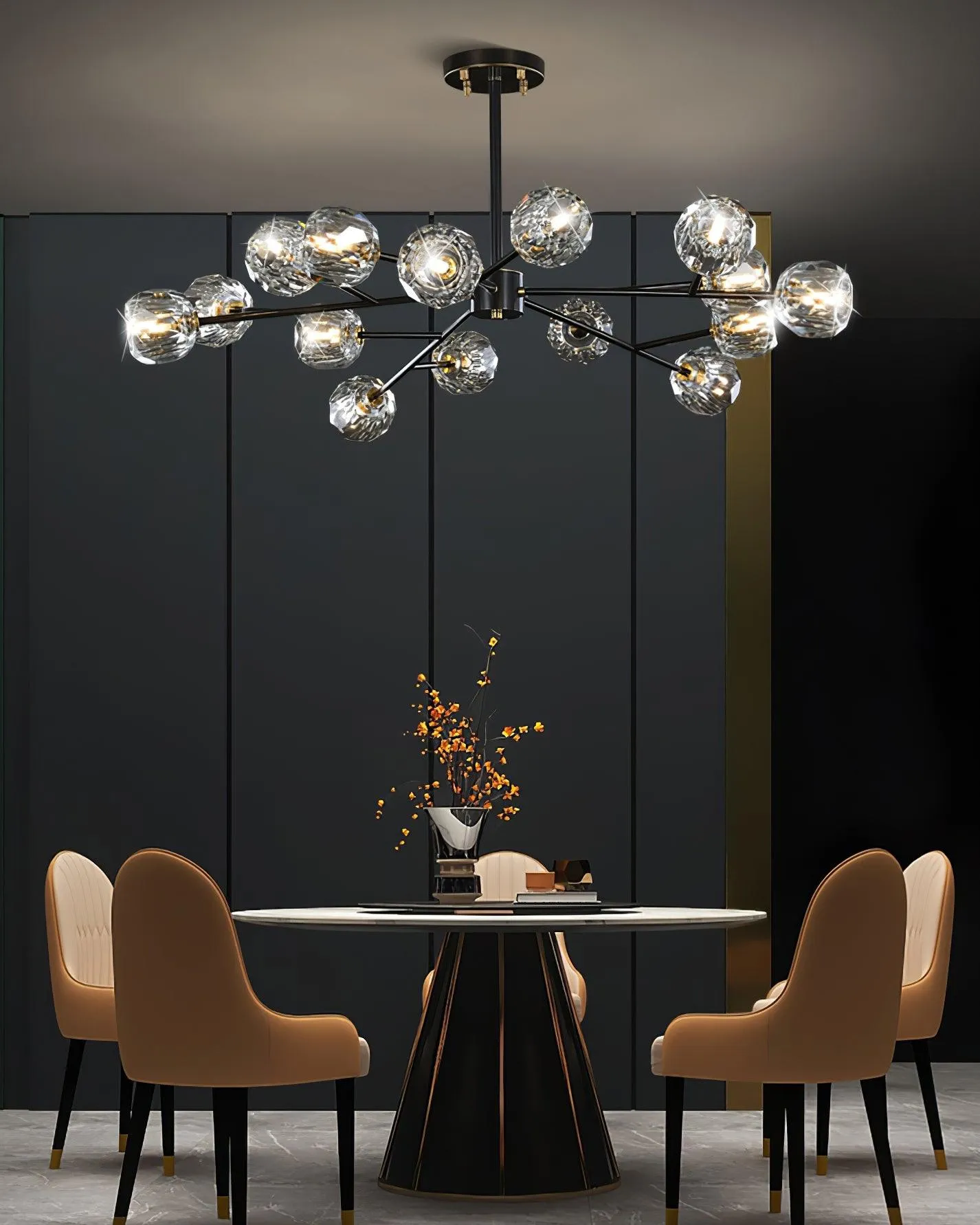 Crystal Ball Chandelier