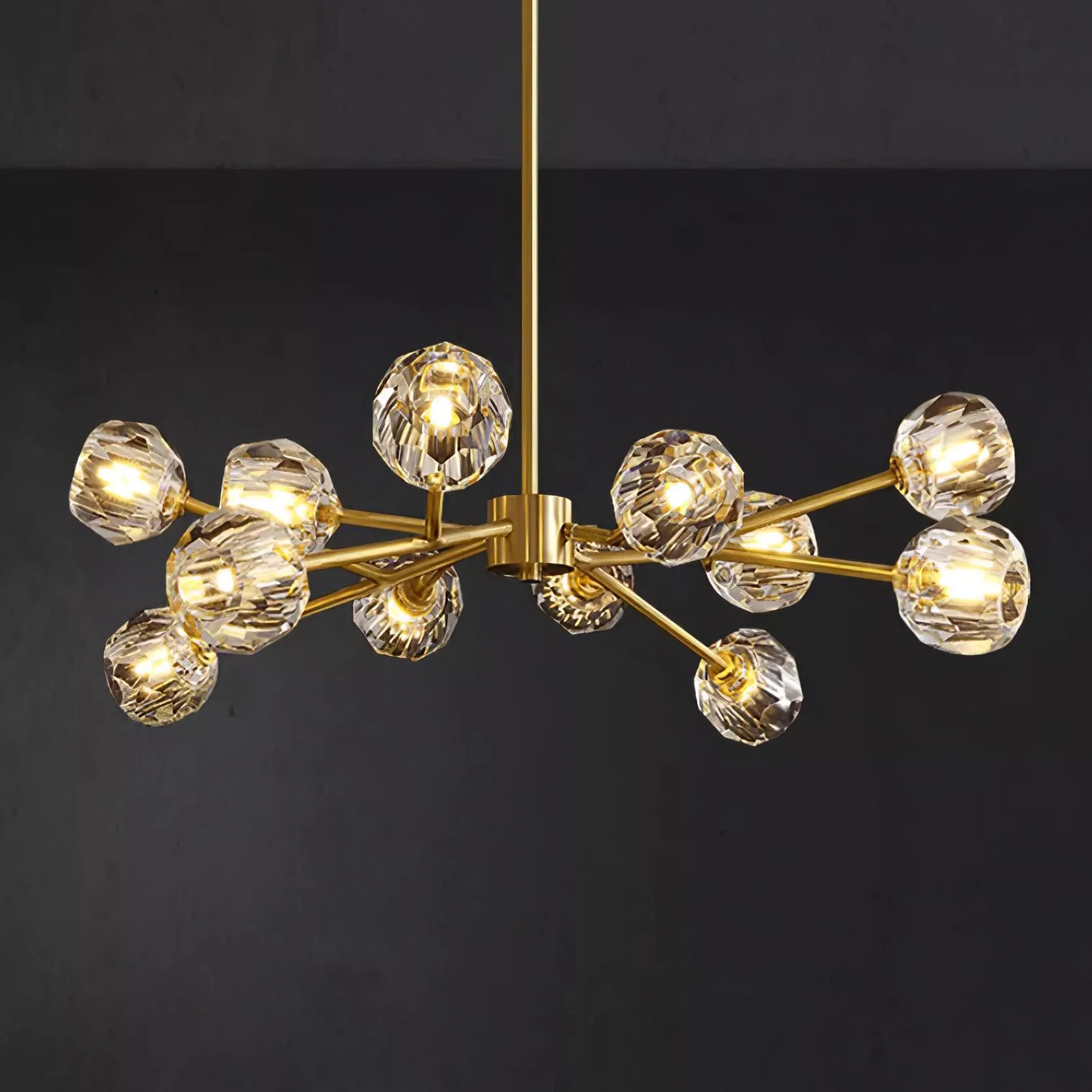 Crystal Ball Chandelier