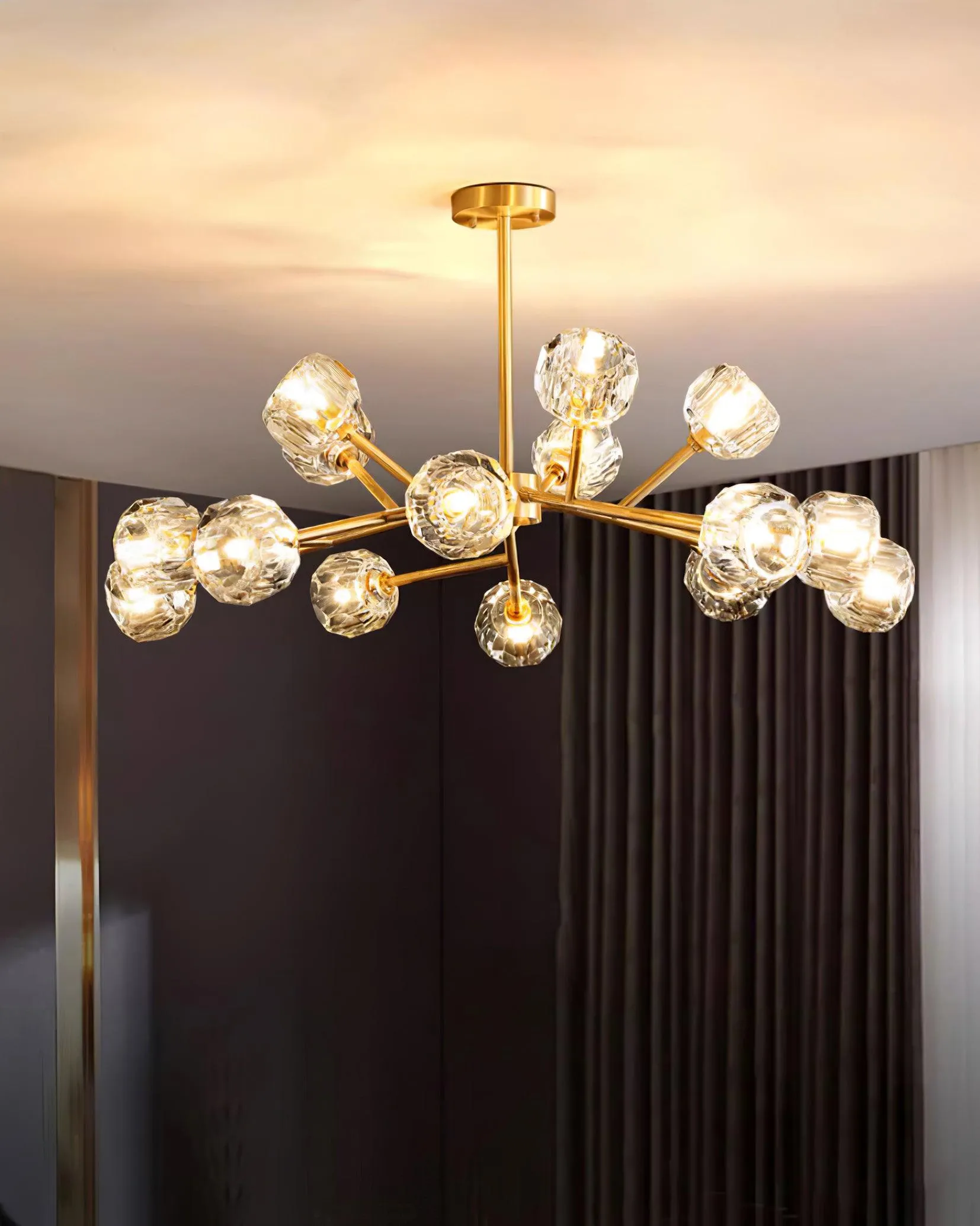 Crystal Ball Chandelier