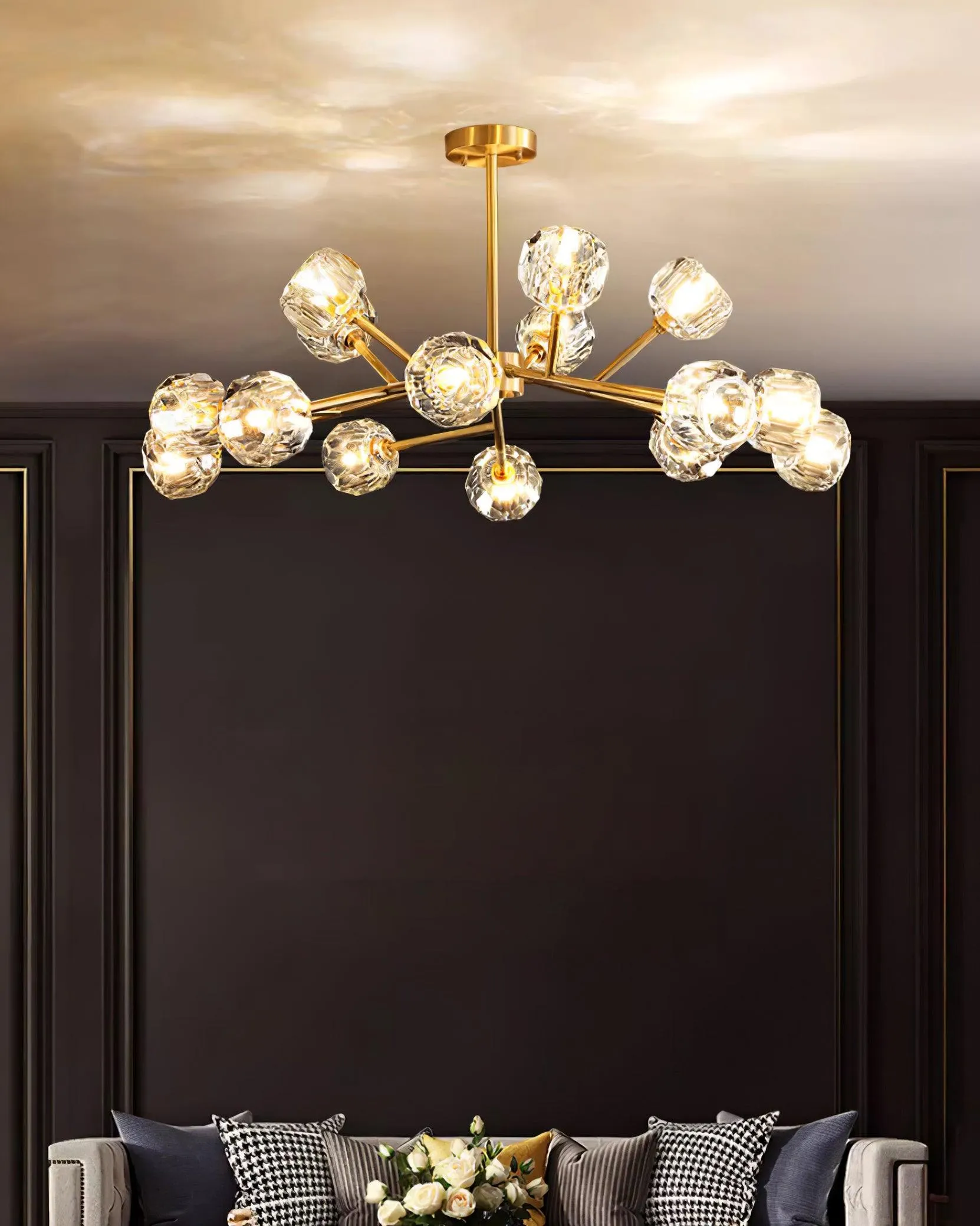 Crystal Ball Chandelier