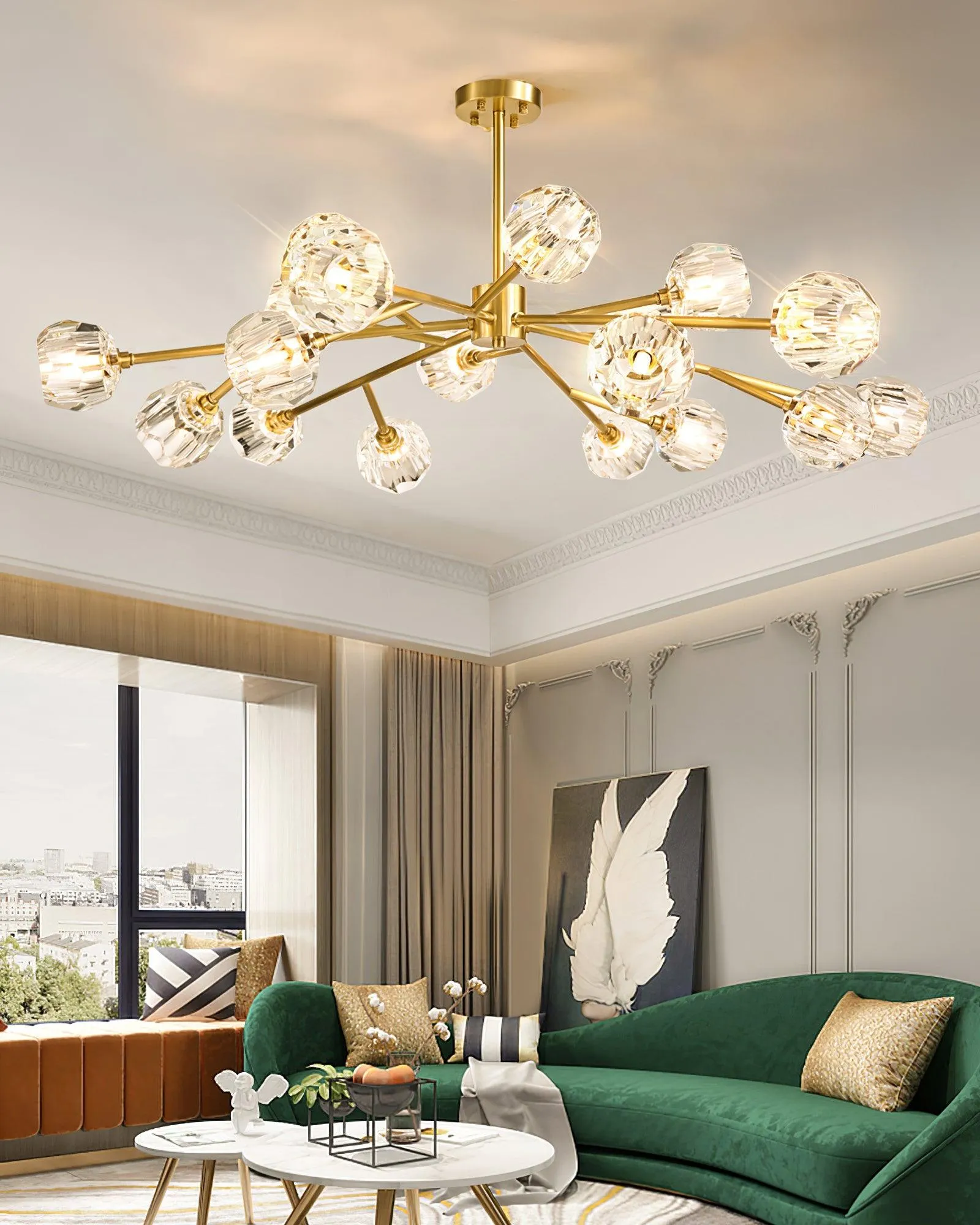 Crystal Ball Chandelier