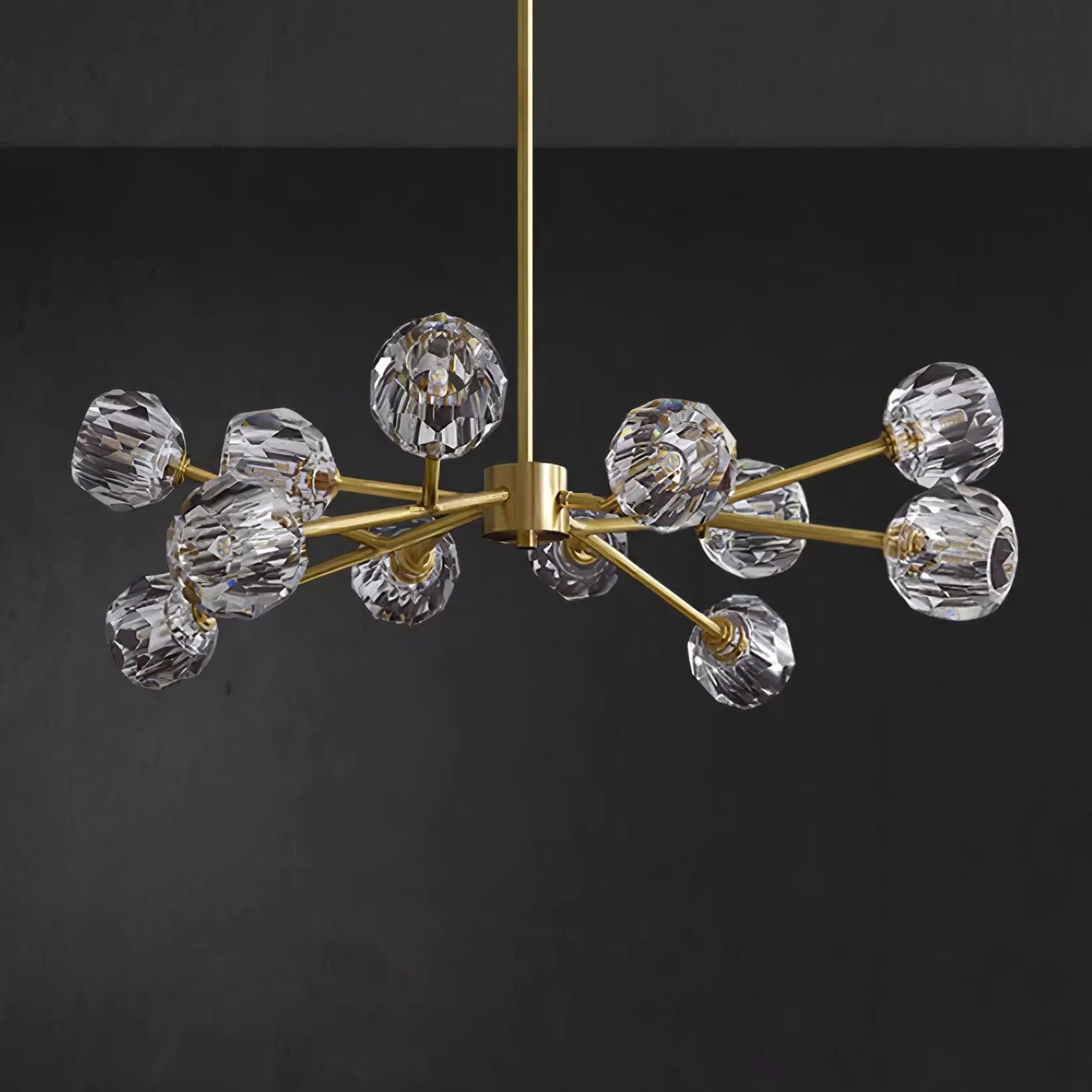 Crystal Ball Chandelier