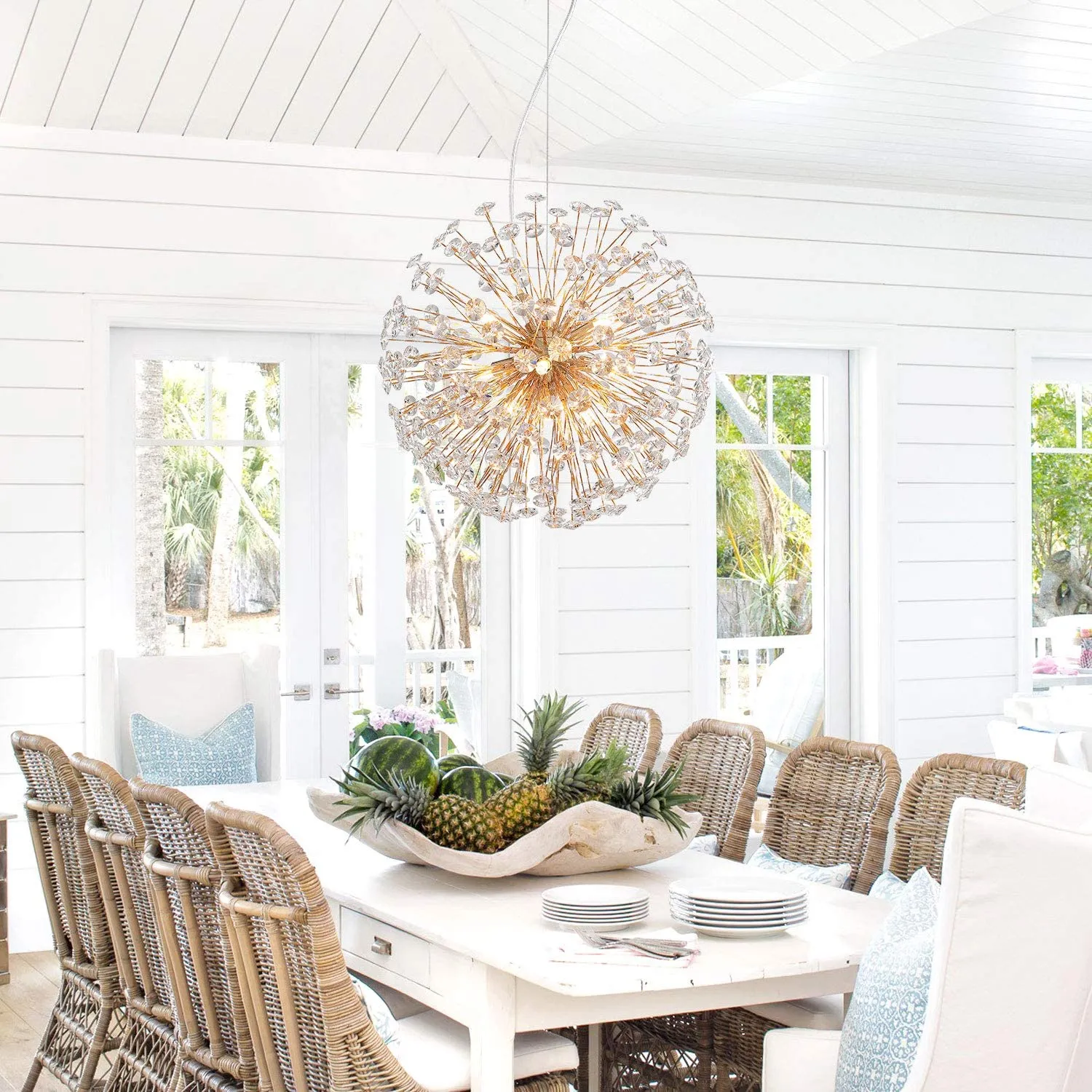 Crystal Dandelion Chandelier