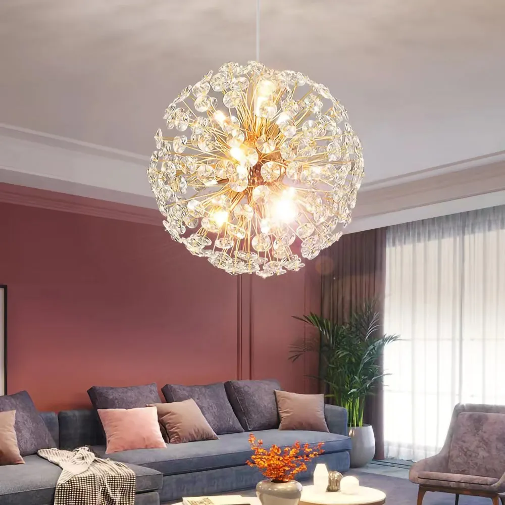 Crystal Dandelion Chandelier