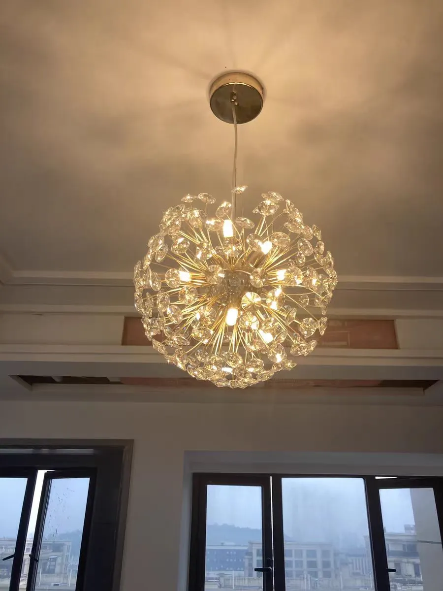 Crystal Dandelion Chandelier