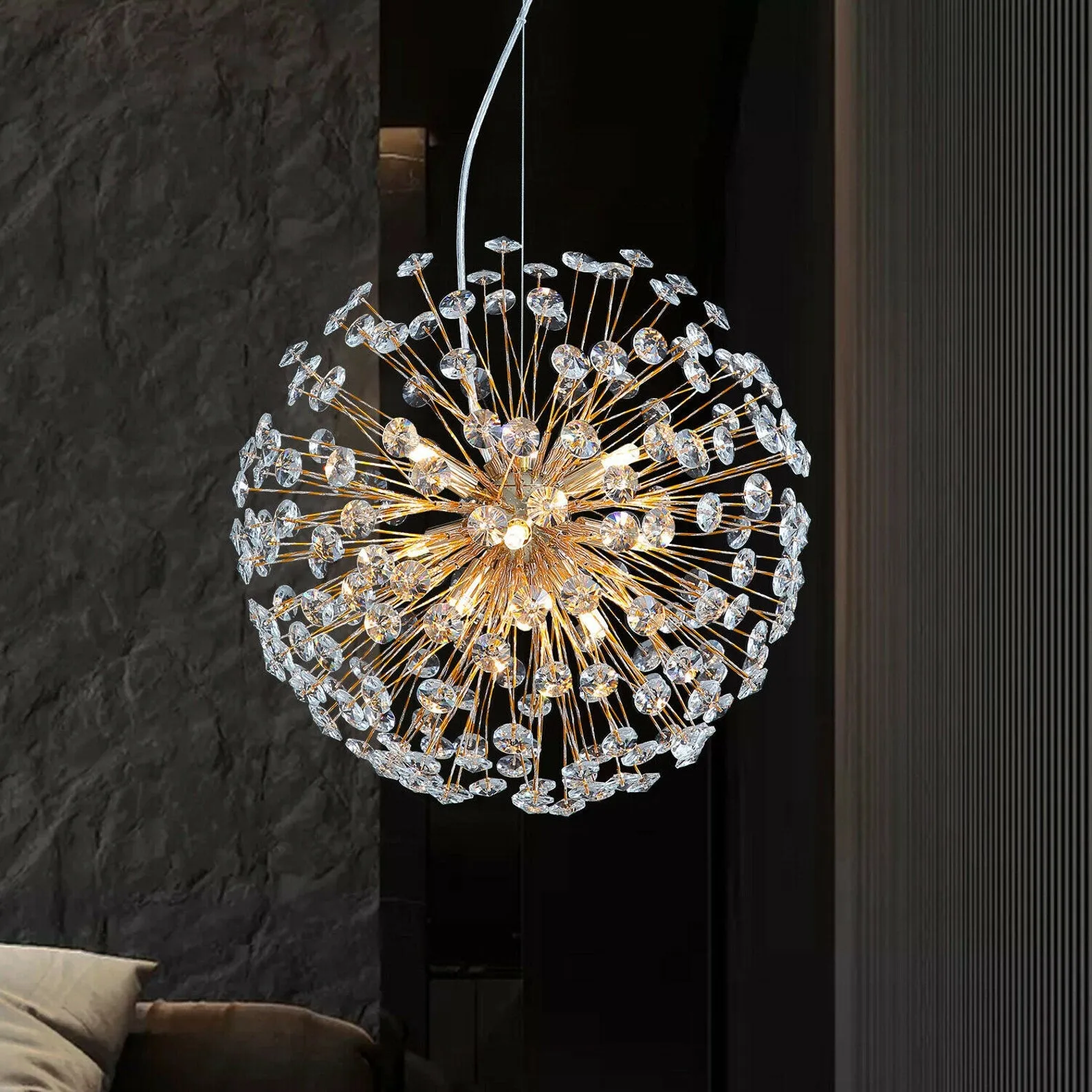 Crystal Dandelion Chandelier