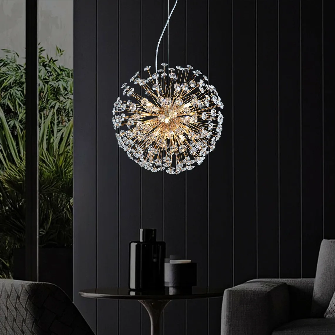 Crystal Dandelion Chandelier