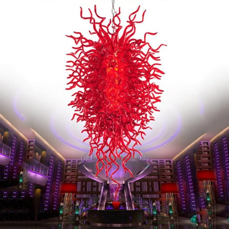 Customizable Luxury Large Handblown Glass Chandelier For Home Restaurant Decoration Big Chandelier