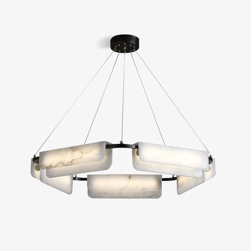 Delia Alabaster Chandelier