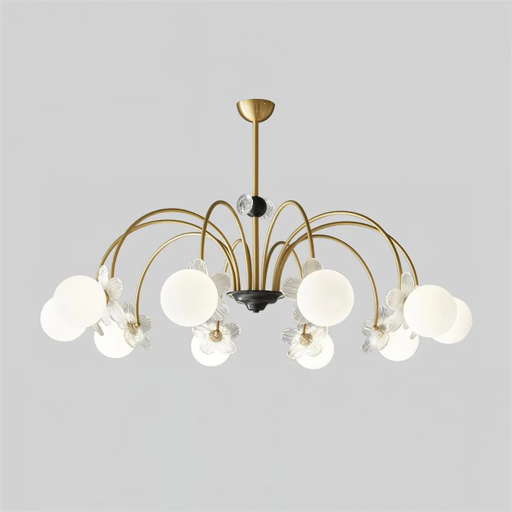 Delia Brass Chandelier