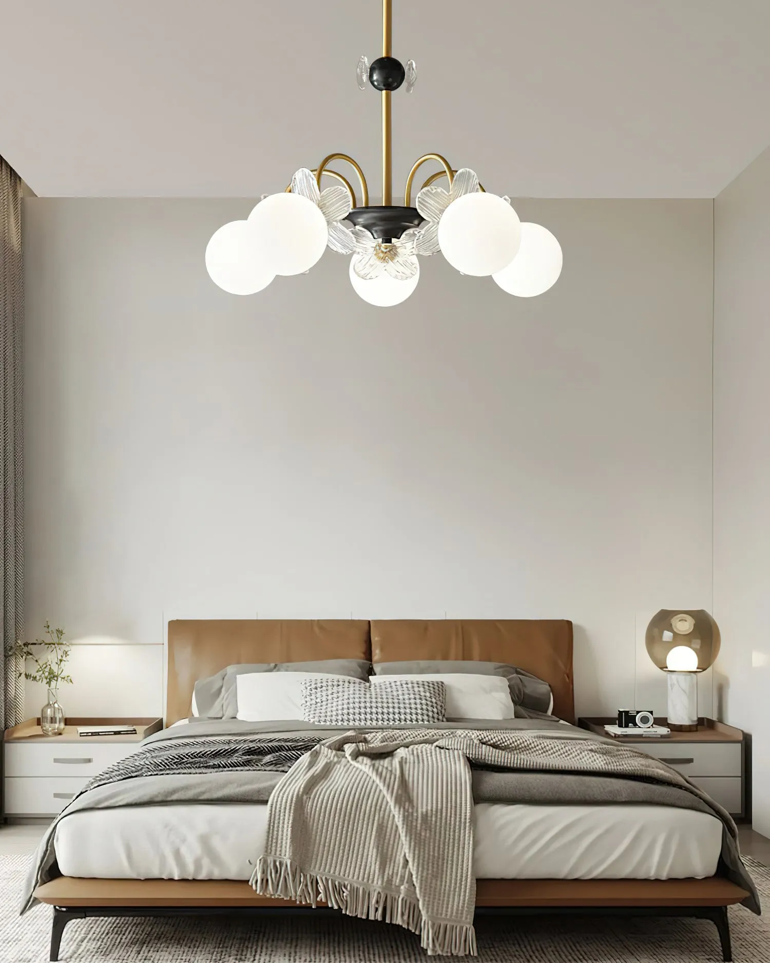 Delia Brass Chandelier