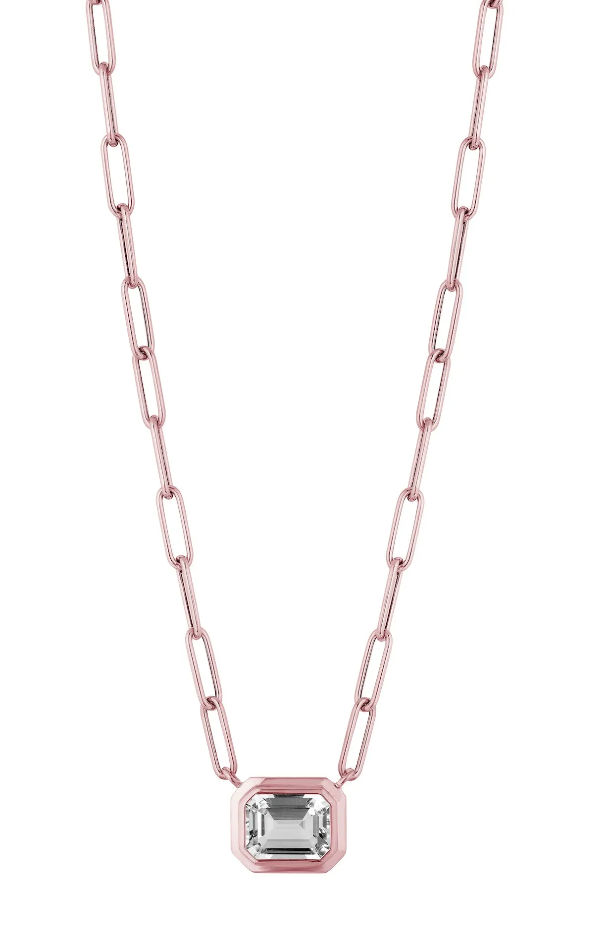 East-West Pendant Stone Necklace