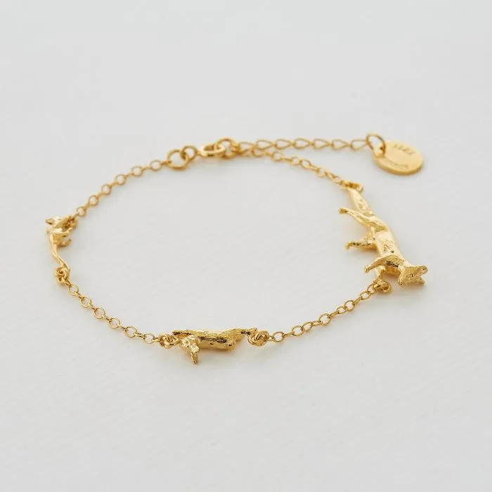 Fox, Rabbit, Mouse Chase Bracelet