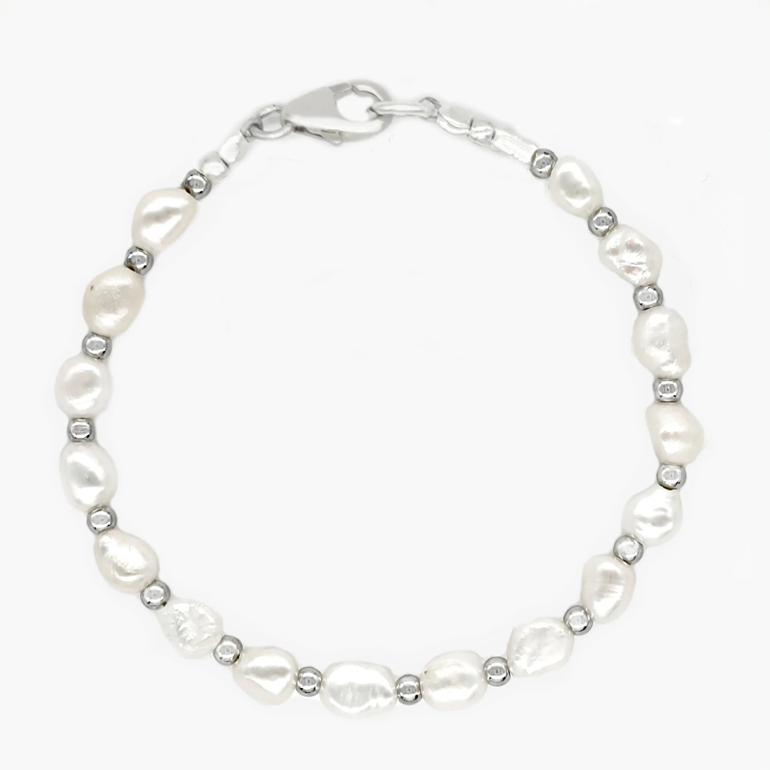 Freshwater Pearl Silver Bracelet