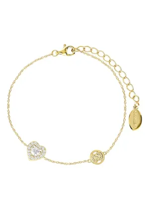 GEORGINI SIGNATURE SEALED WITH A KISS BRACELET GOLD IB198G