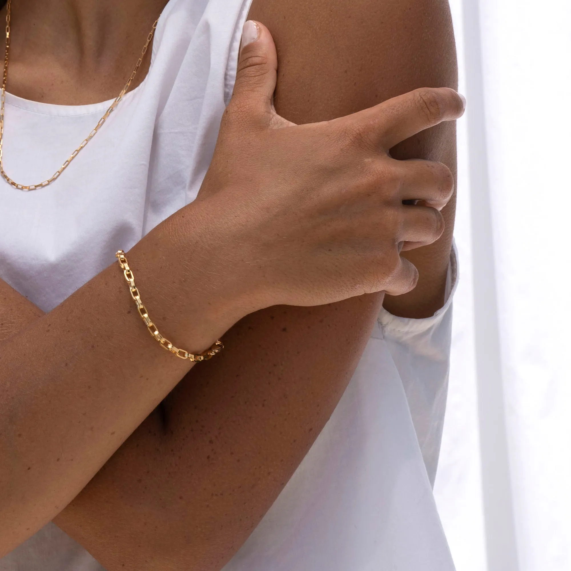 Gold Filled Rollo Bracelet