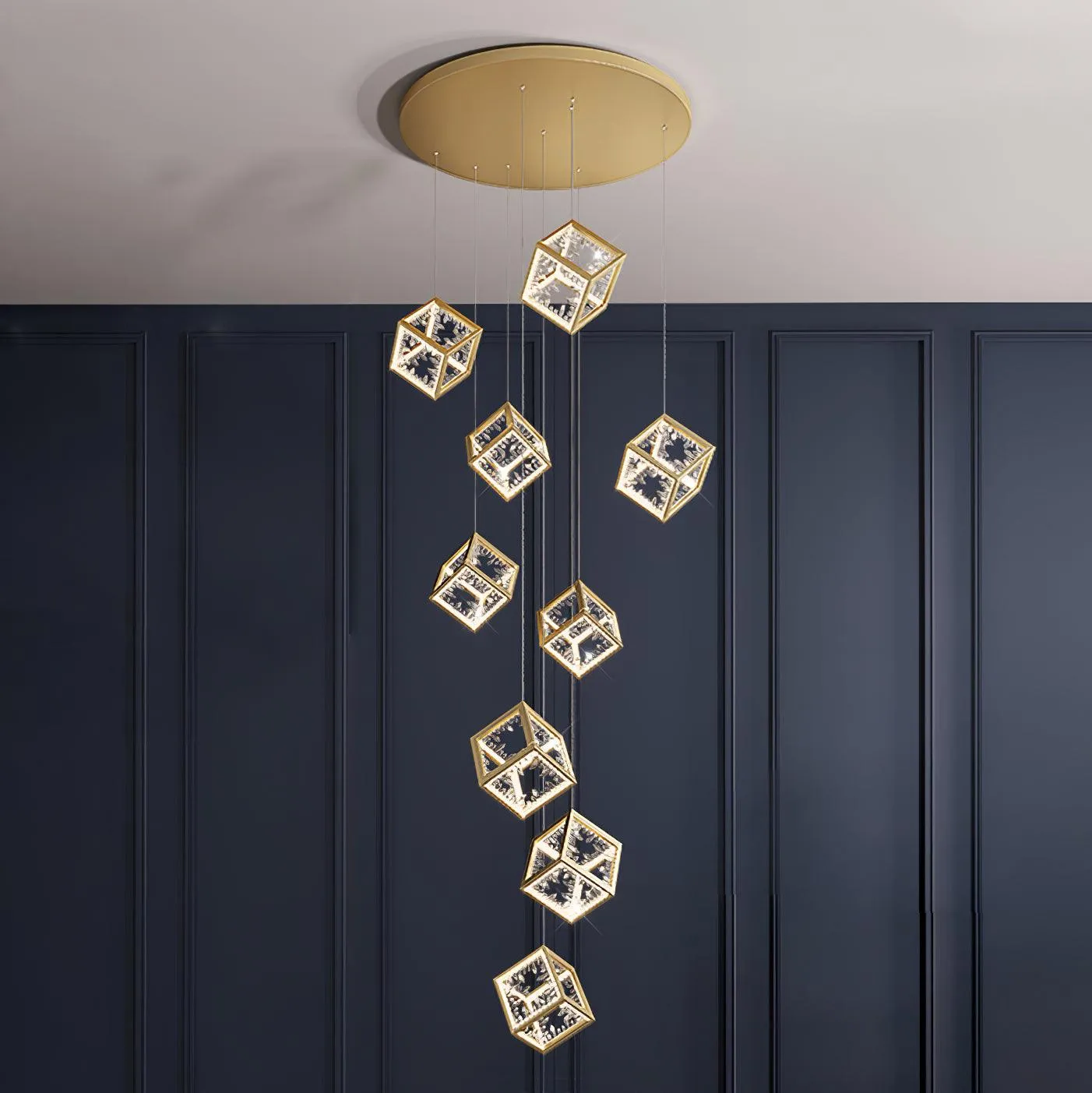 Gold Kristy Chandelier