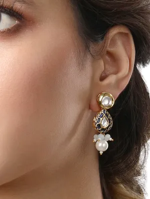 Gold Plated Kundan Earrings