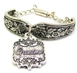 Grandma Victorian Scroll Vintage Spoon Chain Bracelet