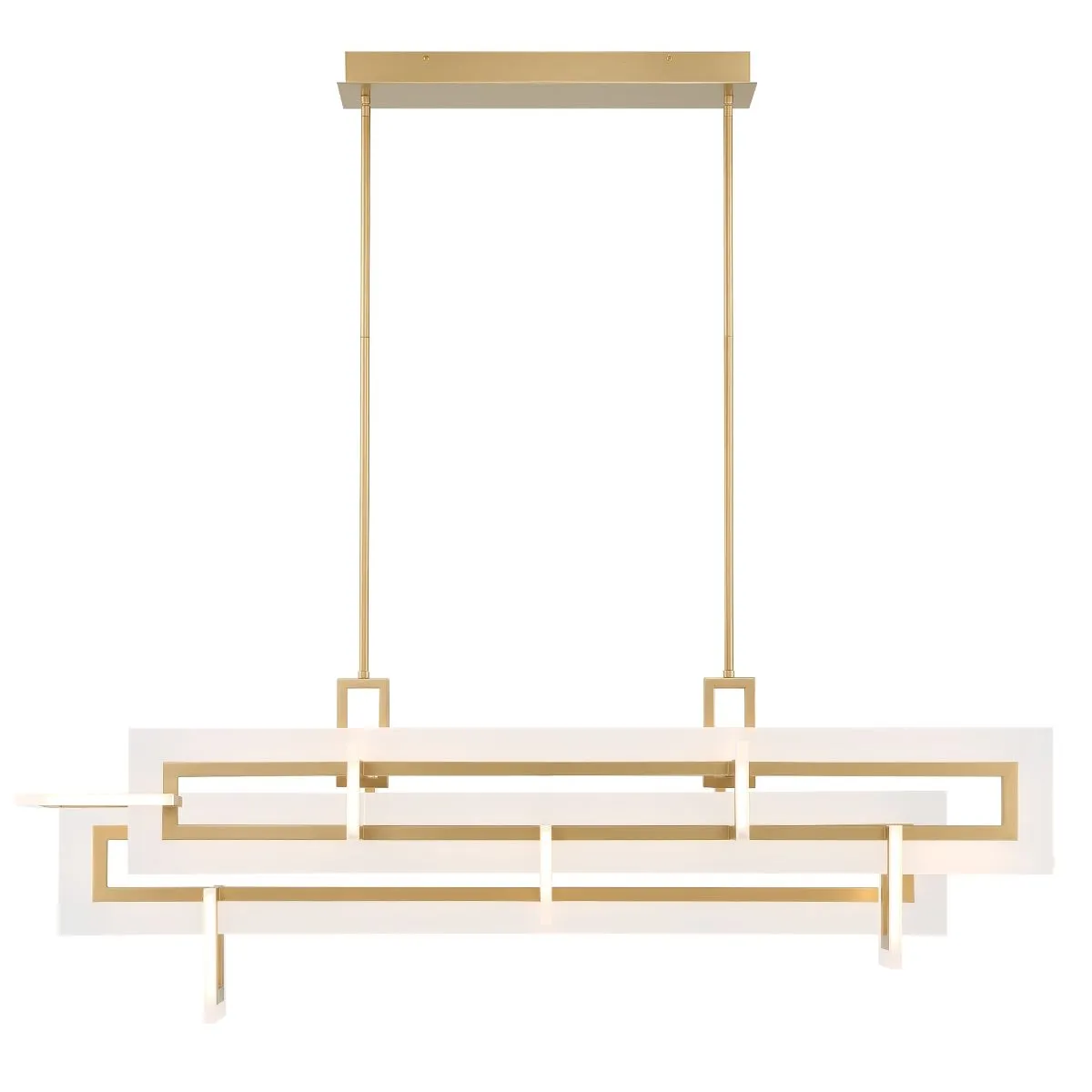 Inizio 55 in. LED Chandelier gold Finish