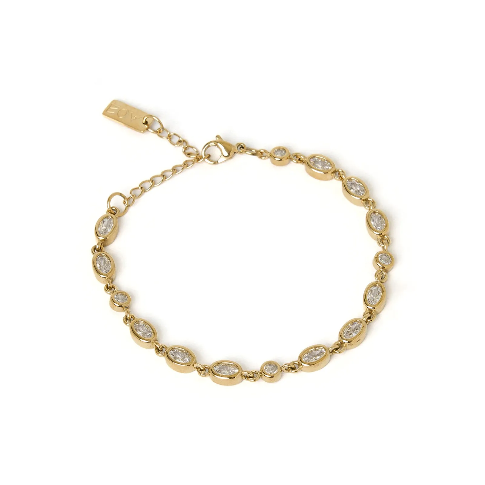 Isadora Gold Bracelet - Stone